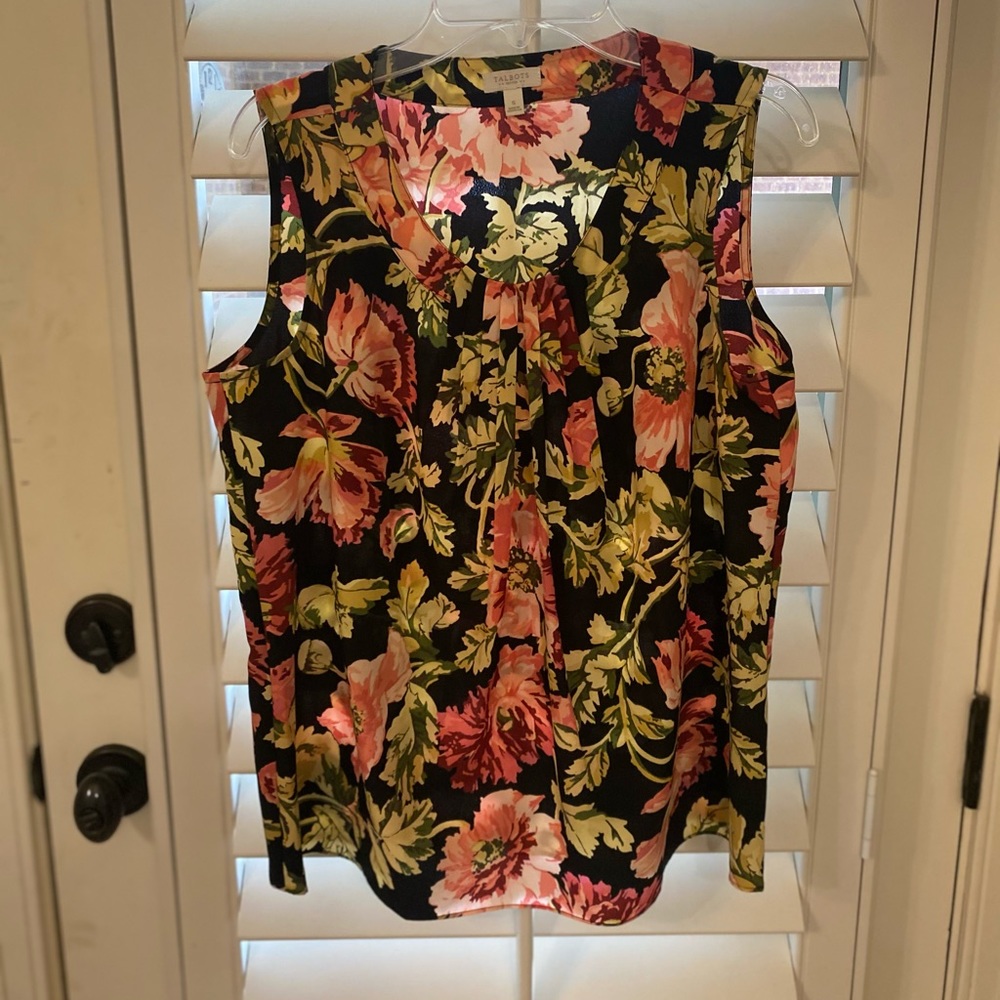 Talbots Floral Top